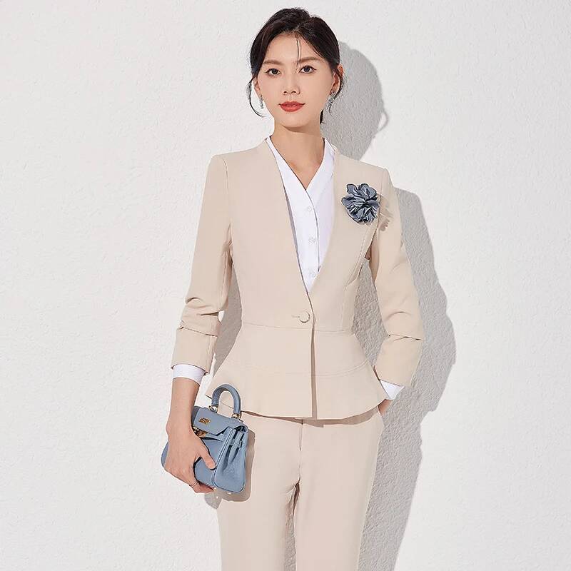 Women'S Formal Wear Pantsuits - Formale Uniform Stile Frauen Business Arbeit