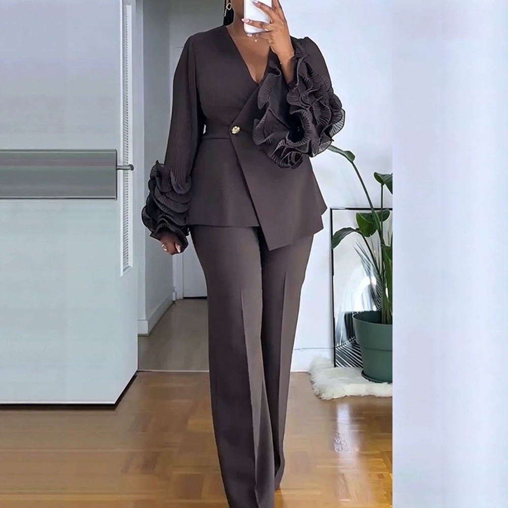 Women'S Formal Wear Suits - Zweiteiliger Hosenanzug für Damen, Blazer mit