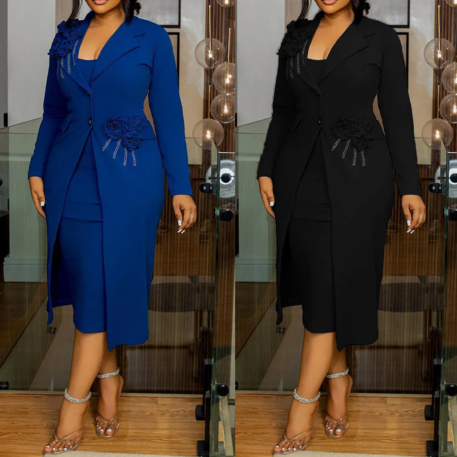Formal Wear Gowns For Women - Damen-Kleid-Sets, zweiteiliges Set, passendes Set, lässig,