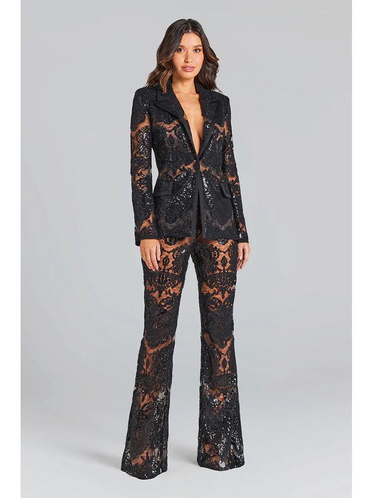 Women'S Formal Wear Suits - HIGH STREET Neuestes 2026 Designer Laufsteg-Anzugset