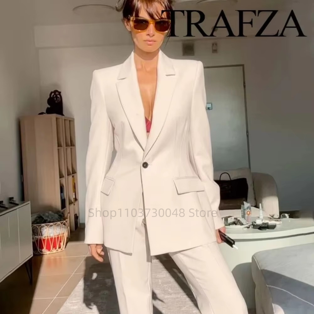Women'S Formal Wear Suits - Modischer Büro-Damenanzug Blazer und Hose Formeller