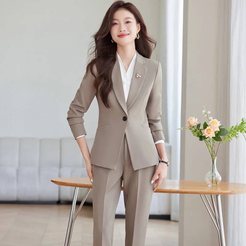 Herbst-Winter, formelle Unifor – Women'S Formal Wear Pantsuits Bewertung und Preis