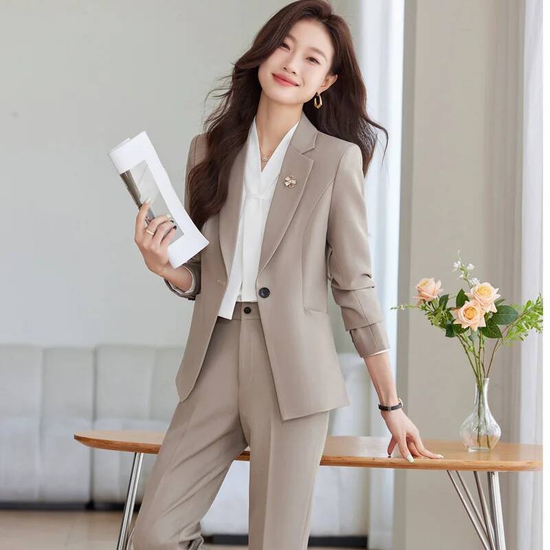 Herbst-Winter, formelle Unifor – Women'S Formal Wear Pantsuits Bewertung und Preis