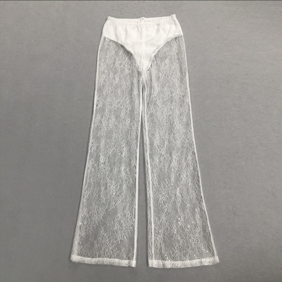 Weißes Spitzen-Anzughosen-Set  – Women'S Holiday Formal Wear Bewertung und Preis