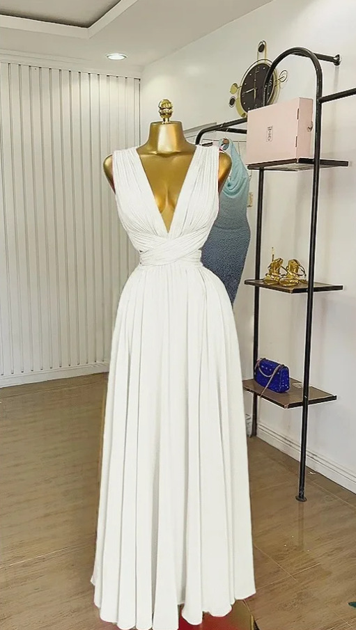 Frauen Langes Kleid Strand Kle – Formal Wear Gowns For Women Bewertung und Preis