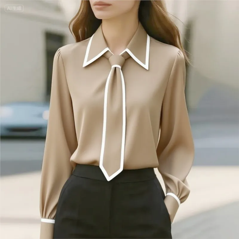 Damenbluse, modisches Hemd, fo – Women'S Formal Wear Suits Bewertung und Preis
