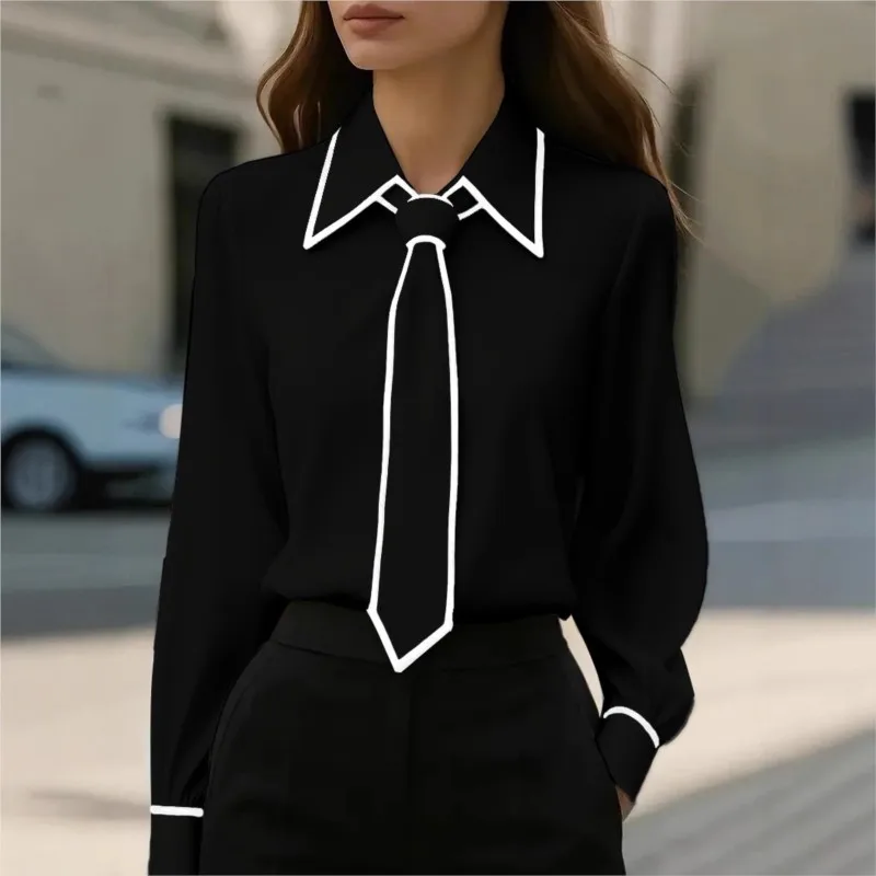 Damenbluse, modisches Hemd, fo – Women'S Formal Wear Suits Bewertung und Preis