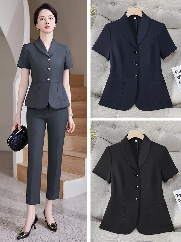 Pop 2024 Sommer formelle OL-St – Women'S Formal Wear Pantsuits Bewertung und Preis
