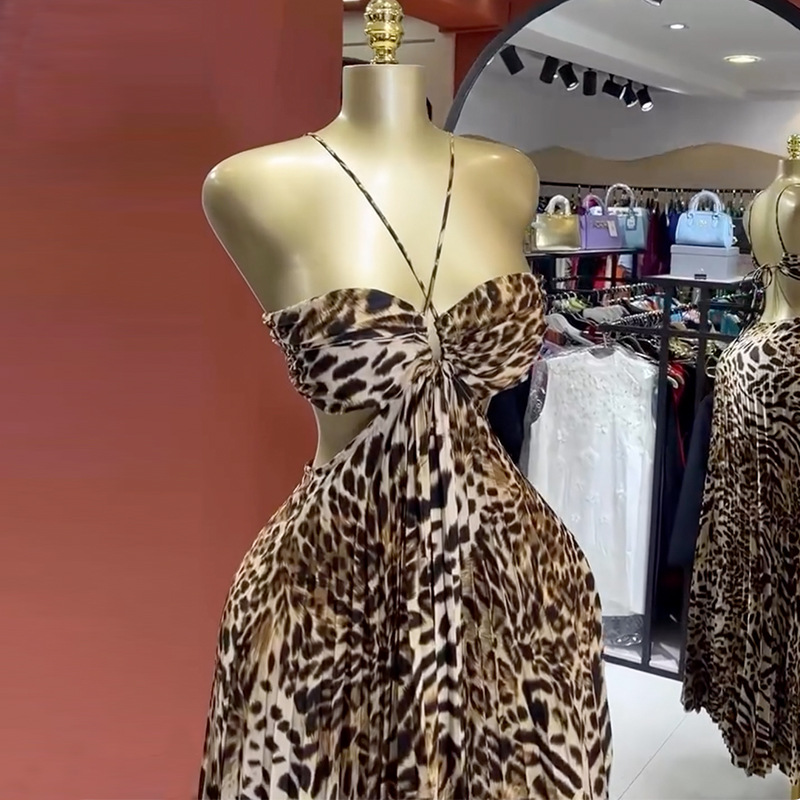 Leopard Print Frauen Prom Klei – Women'S Holiday Formal Wear Bewertung und Preis