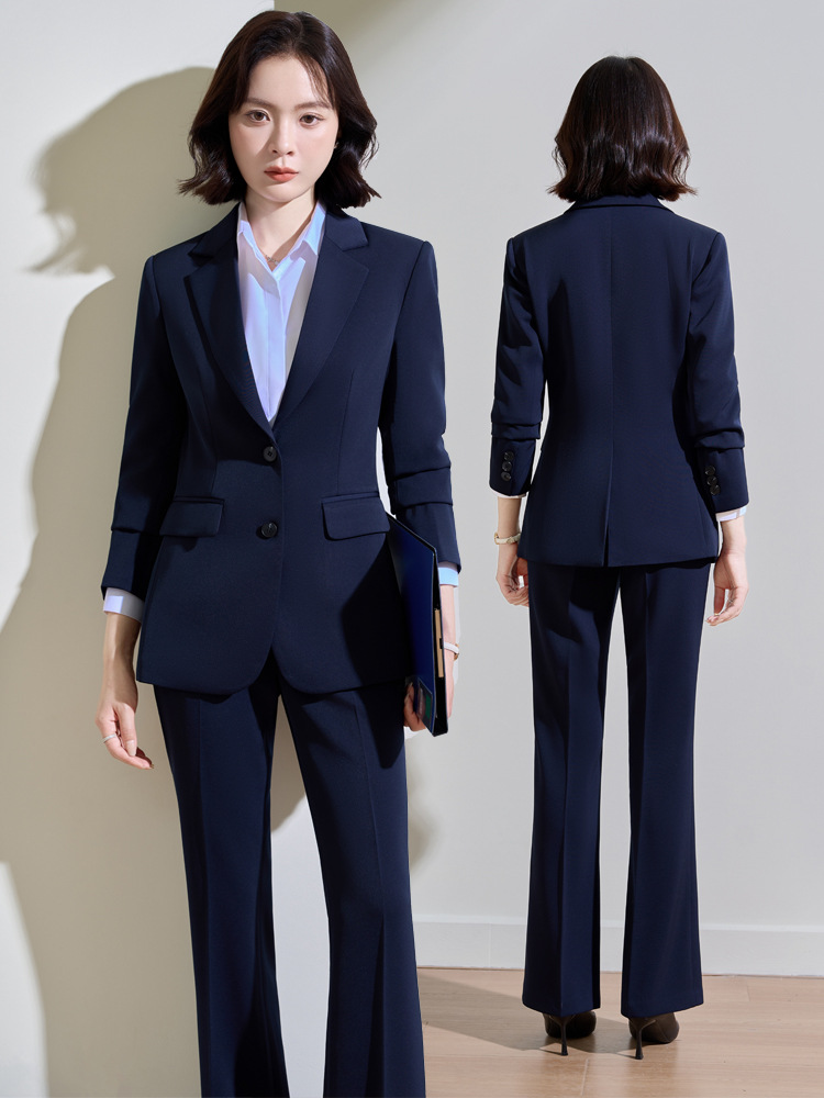 Marineblauer professioneller A – Women'S Formal Wear Pantsuits Bewertung und Preis