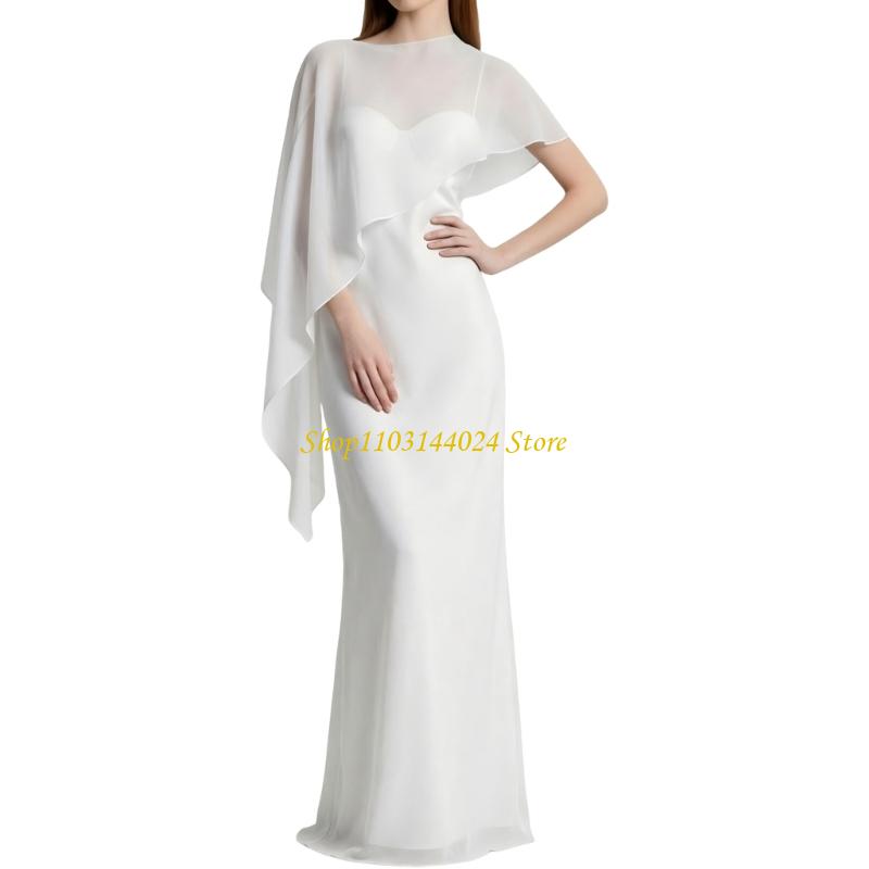 N5KE Fließender Chiffon-Schal  – Women'S Formal Wear Wedding Guest Bewertung und Preis