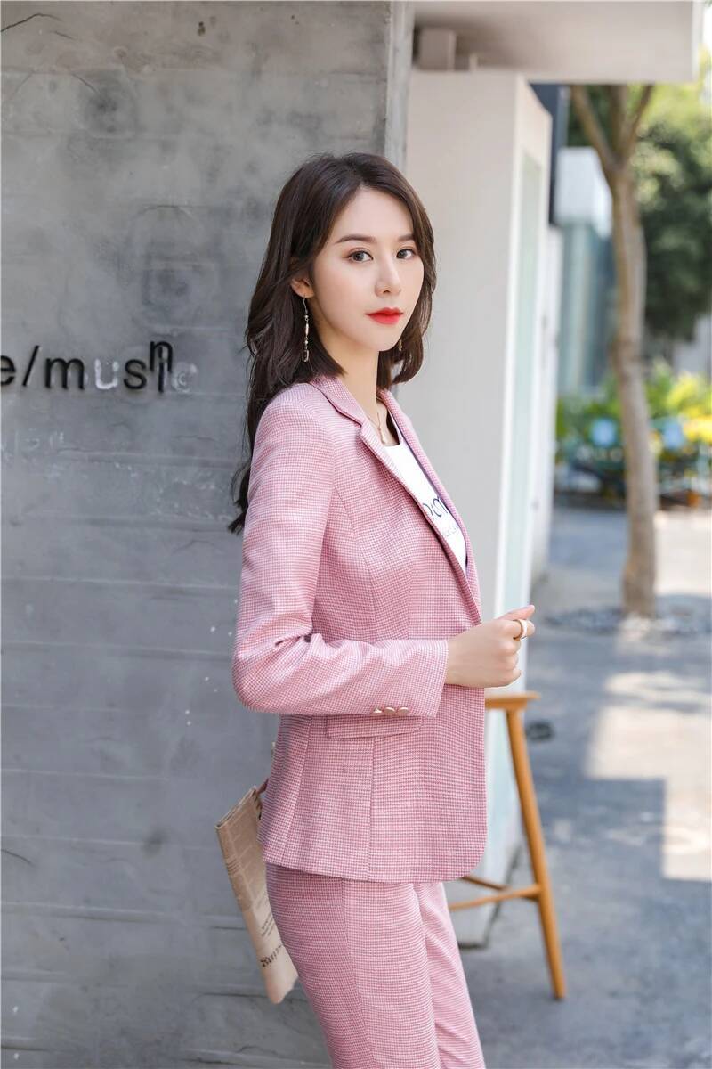 Neuartige grüne Uniform-Design – Women'S Formal Wear Pantsuits Bewertung und Preis