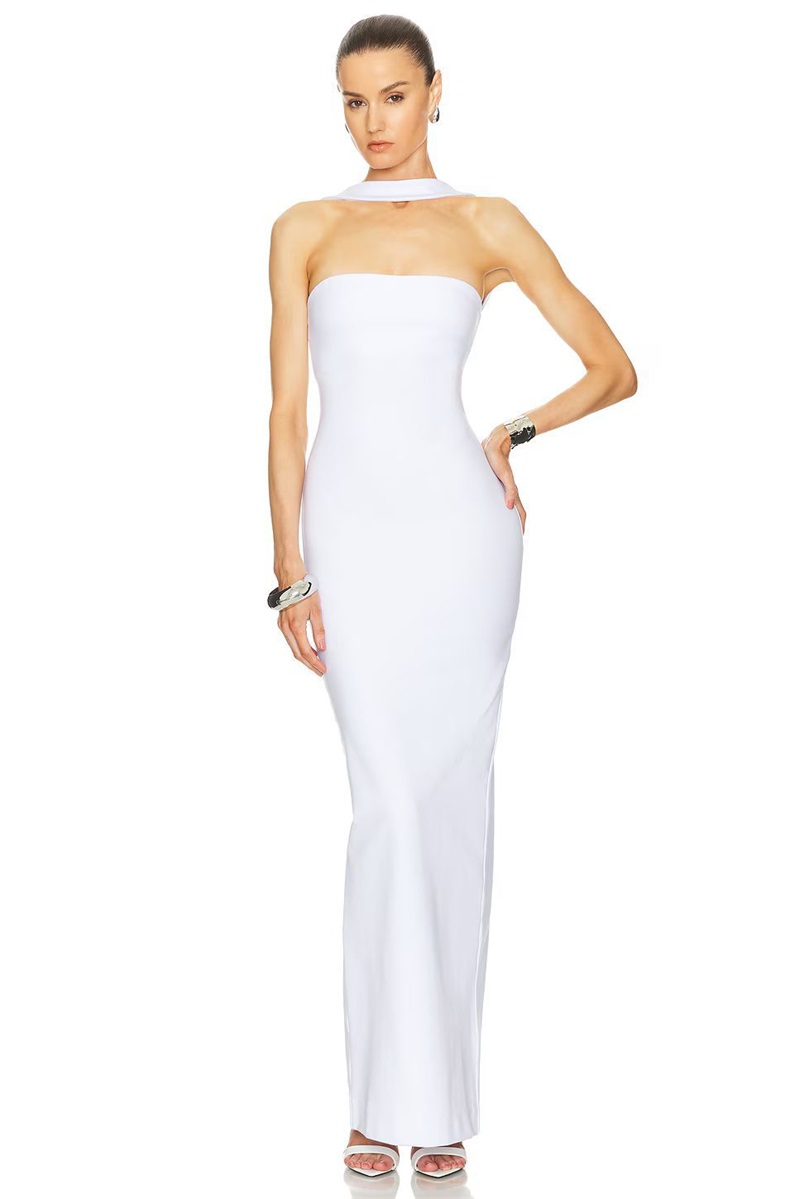 Rotes Bandage-Abschlussballkle – Women'S Holiday Formal Wear Bewertung und Preis