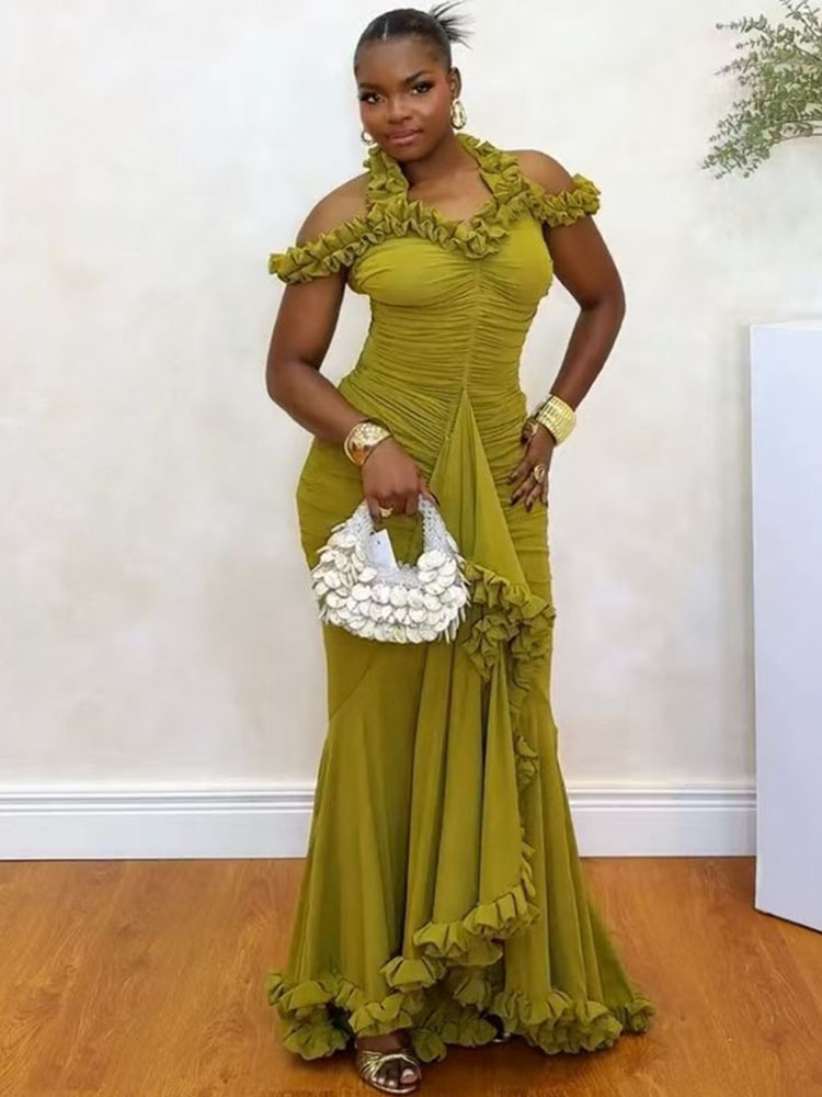 Sexy schulterfreie Hochzeitsga – Women'S Formal Wear Wedding Guest Bewertung und Preis