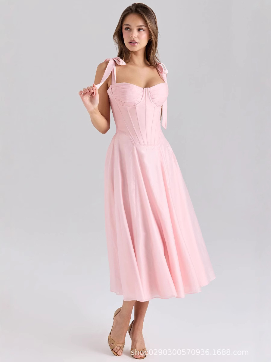 Sexy rosa Damen-Abschlussballk – Women'S Holiday Formal Wear Bewertung und Preis