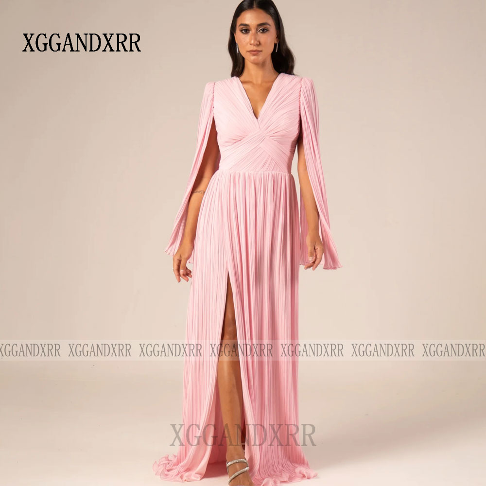 Maßgeschneidertes rosa A-Linie – Formal Gala Wear Women Bewertung und Preis