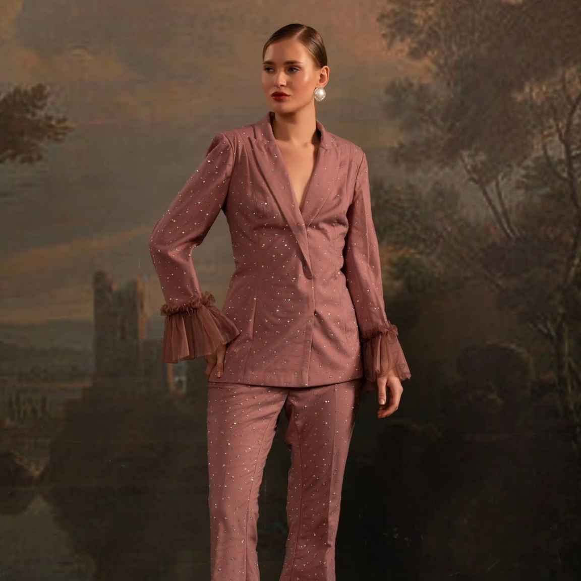 Perlen-Blazer-Sets für Damen,  – Women'S Formal Wear Wedding Guest Bewertung und Preis